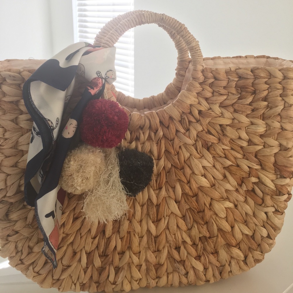 Authentic Bali Rattan Tote Bag